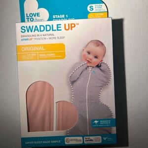 PINK Love To Dream Swaddle Up Stage 1 S ORIGINAL Newborn baby sleeping bag BNIB
